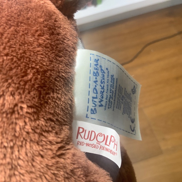 Build-a-Bear Rudolph the Rednosed Reindeer with Tags - Picture 5 of 11